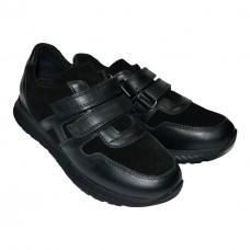 Универсальные школьные кожаные с вставками из нубука туфли Dalton мод 208