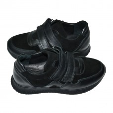 Универсальные школьные кожаные с вставками из нубука туфли Dalton мод 208