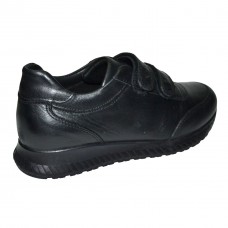 Кожаные туфли для школы с двумя липучками Dalton мод 209
