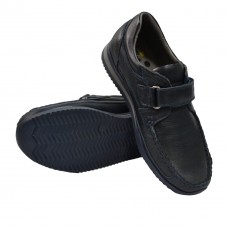 Туфли- мокасины с натуральной кожи с липучкой Tutubi модель 100