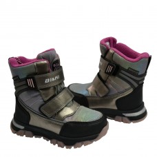 Качественные и удобные зимние ботинки для девочки модель 303  ТМ ВІ-КІ